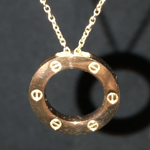 Necklace Pendant  - Rose Gold Color - Costume Jewelry - Picture 7 of 14